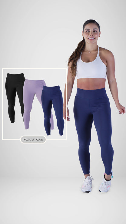 3-Pack Basic Legging High Rise